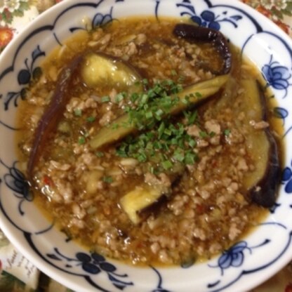 ナスがとろっとろ！ご飯がモリモリ進みました！また作りまーす☆